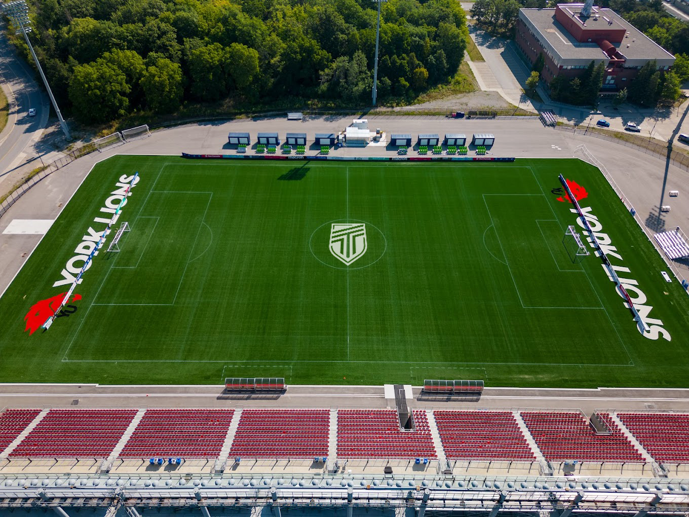 AFC Toronto Logo and Stadium: York Lions Stadium