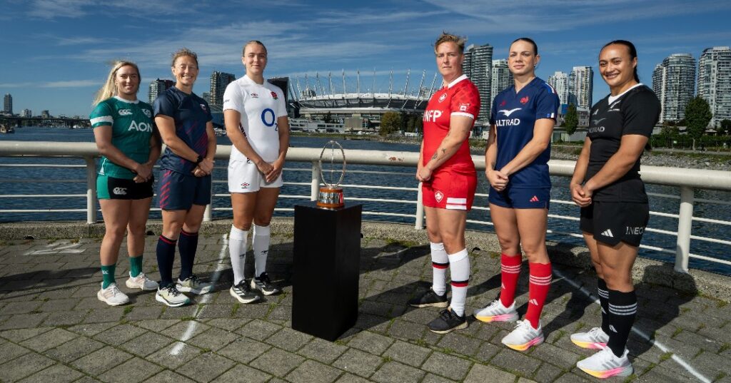 The Six Captains With BC Place Visible