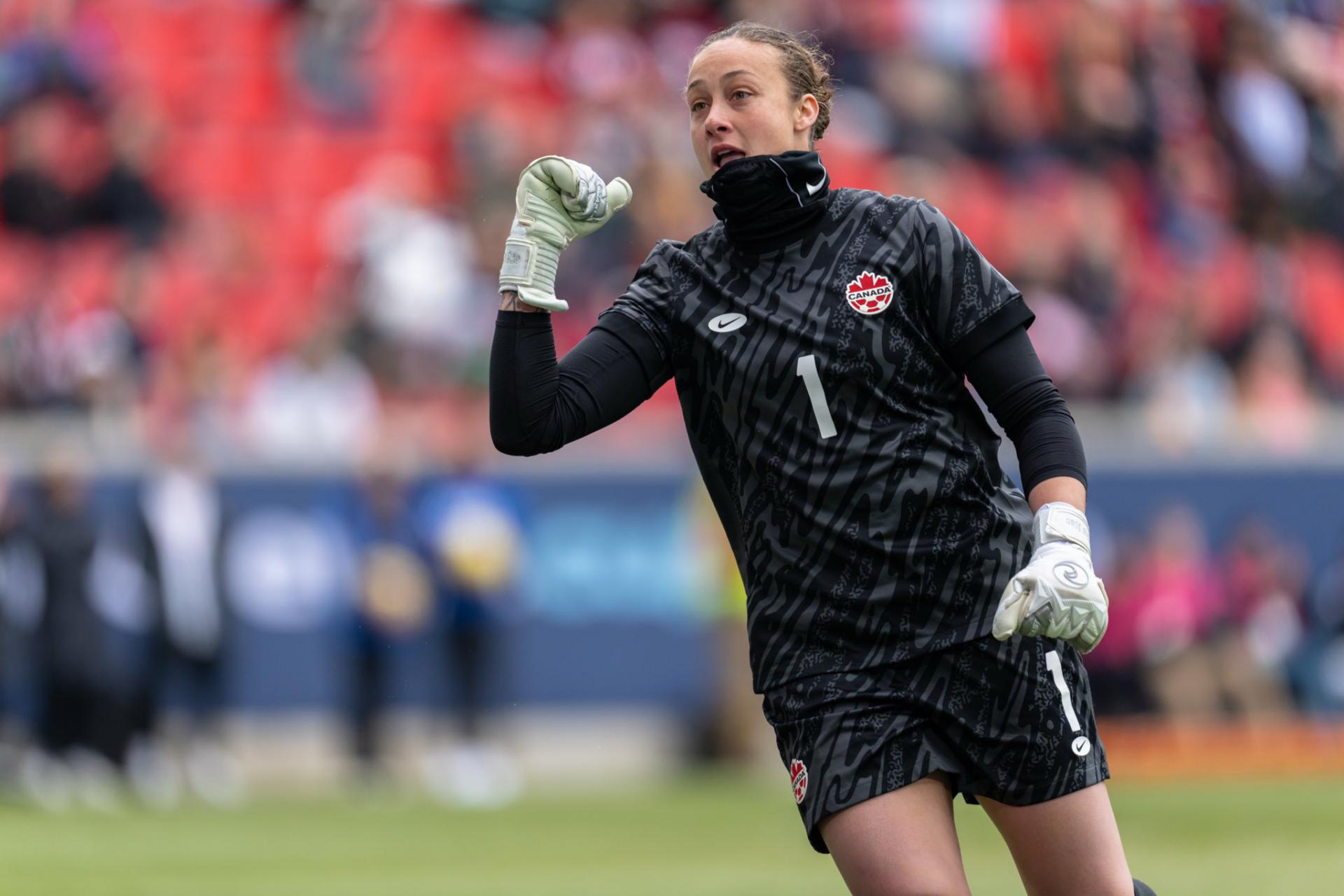Kailen Sheridan Helped the CANWNT Win in a Penalty Shootout