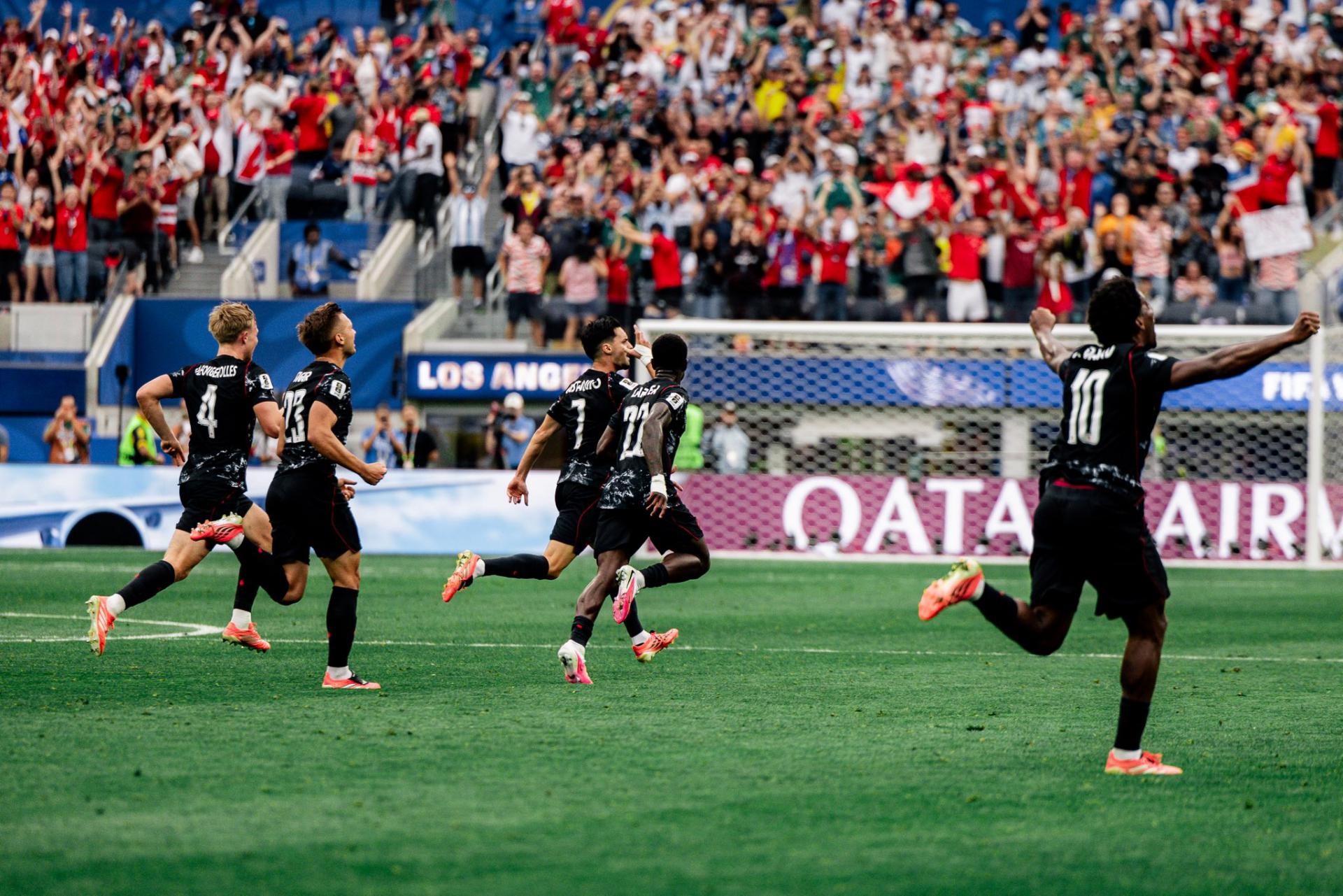 CANMNT Celebrates Stephen Eustáquio’s Game-Winning Goal at Los Angeles Stadium